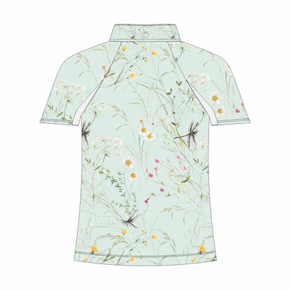 Dapplebay Kids Dragonfly Meadow 1/4 Zip - Short Sleeve - Breeches.com