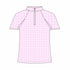 Dapplebay Kids Pink Gingham 1/4 Zip - Short Sleeve - Breeches.com