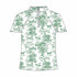 Dapplebay Kids Green Equestrian Toile 1/4 Zip - Short Sleeve - Breeches.com