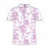 Dapplebay Kids Rose Equestrian Toile 1/4 Zip - Short Sleeve - Breeches.com