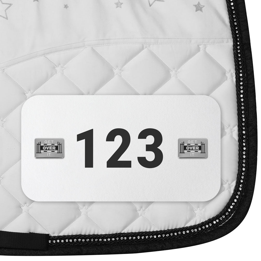 Dapplebay Horse Show Number Pins - Get Over It