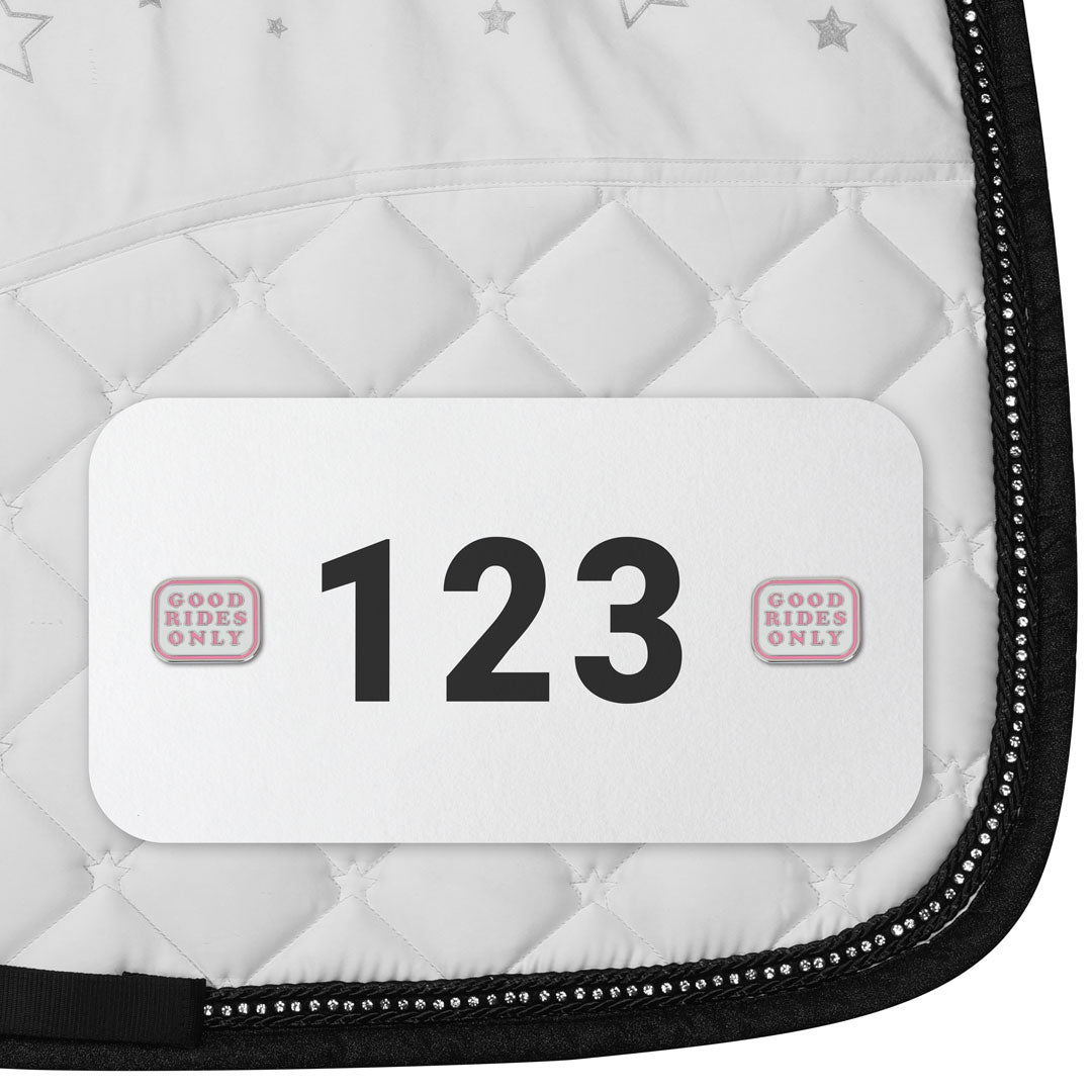 Dapplebay Horse Show Number Pins - Good Rides Only