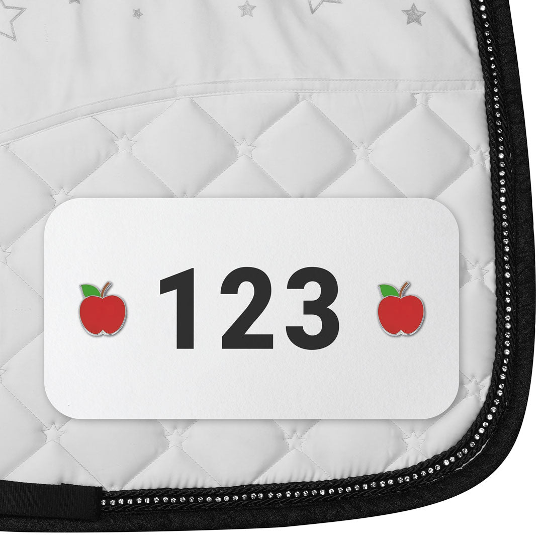 Dapplebay Horse Show Number Pins - Apple