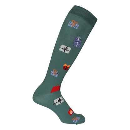 Dapplebay Santa Bay-by Knit Boot Socks