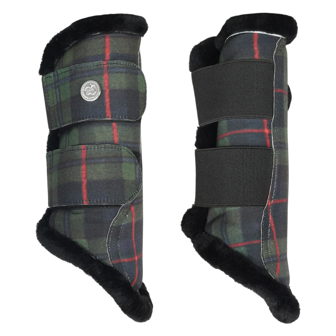 Dapplebay Holiday Plaid Brush Boots-Breeches.com