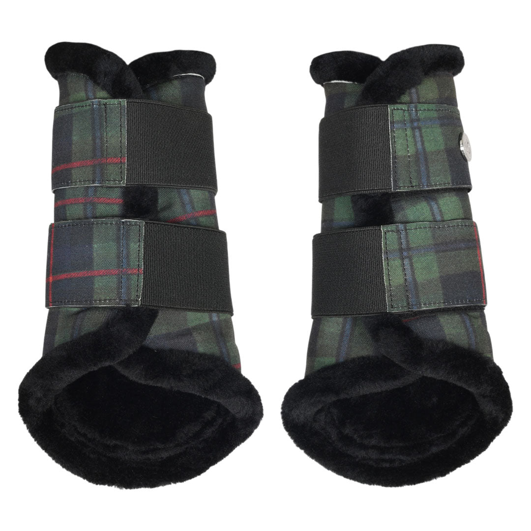 Dapplebay Holiday Plaid Brush Boots-Breeches.com