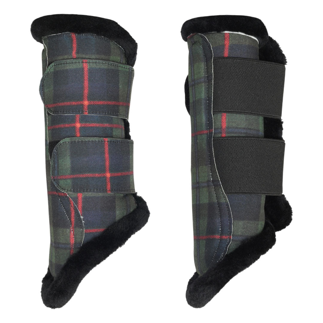 Dapplebay Holiday Plaid Brush Boots-Breeches.com