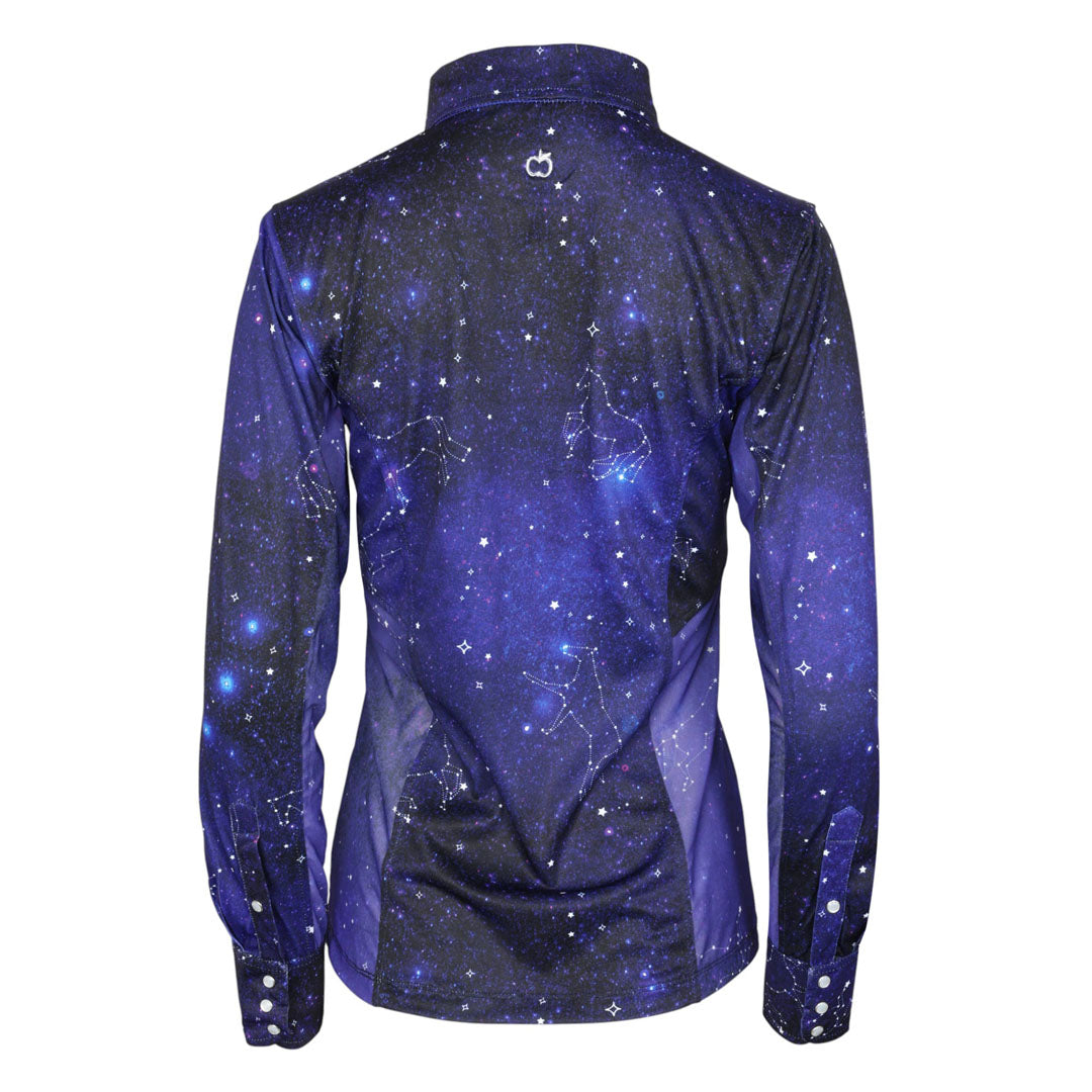 Dapplebay Constellation Western Shirt-Navy/Multi - Breeches.com
