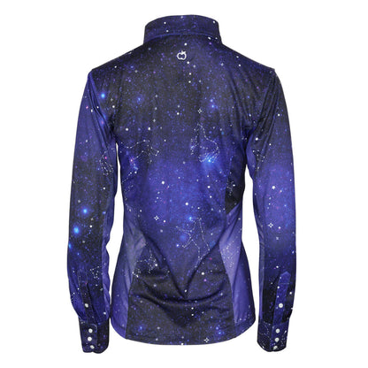 Dapplebay Constellation Western Shirt-Navy/Multi - Breeches.com