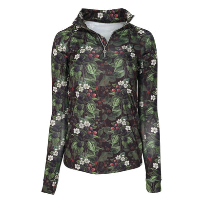Dapplebay Blackberry Daze 1/4 Zip Riding Top - JPC Equestrian.com