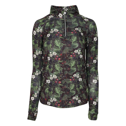 Dapplebay Blackberry Daze 1/4 Zip Riding Top - JPC Equestrian.com