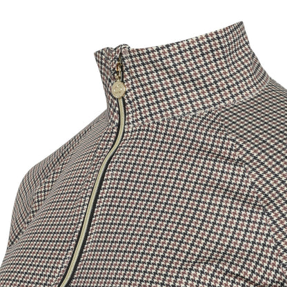 Dapplebay Bay Houndstooth 1/4 Zip Riding Top - JPC Equestrian.com