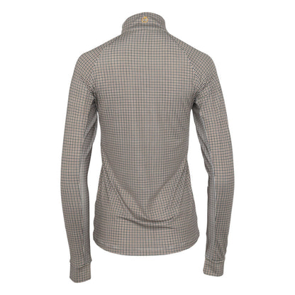 Dapplebay Bay Houndstooth 1/4 Zip Riding Top - JPC Equestrian.com