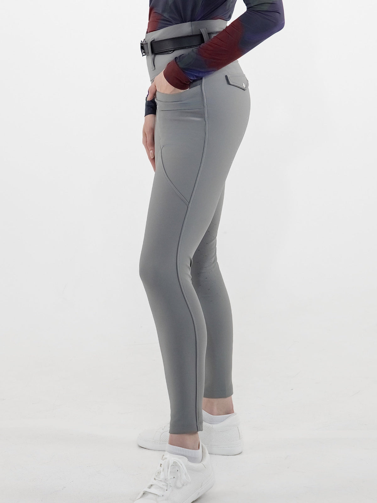 Dapplebay Winter Essential Silicone Full Seat Tights-Graphite