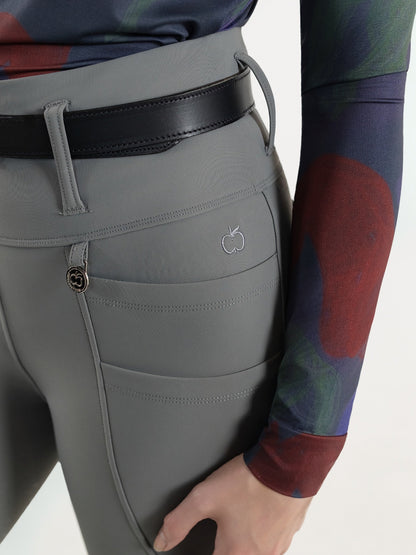 Dapplebay Winter Essential Silicone Full Seat Tights-Graphite