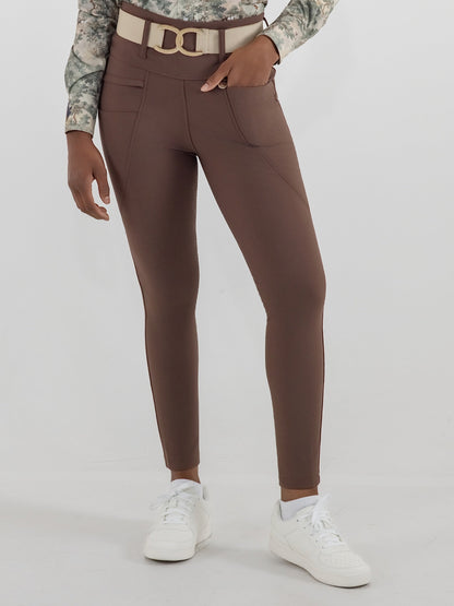 Dapplebay Winter Essential Silicone Full Seat Tights-Chocolate