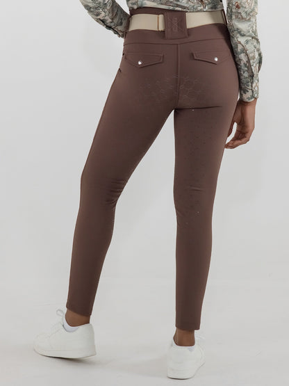 Dapplebay Winter Essential Silicone Full Seat Tights-Chocolate