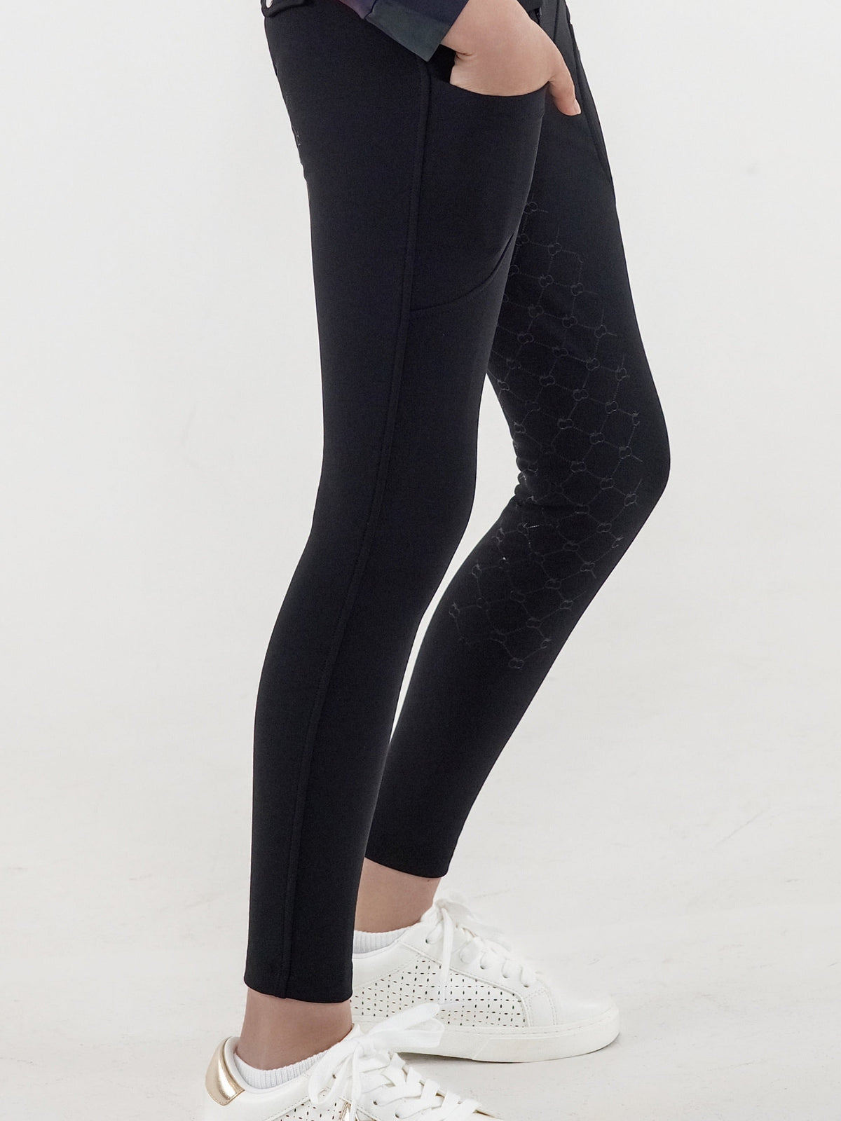 Dapplebay Kids Winter Essential Silicone Full Seat Tights - Black