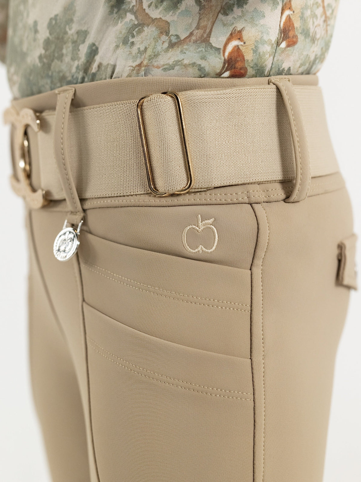 Dapplebay Kids Winter Essential Silicone Full Seat Tights - Heritage Tan