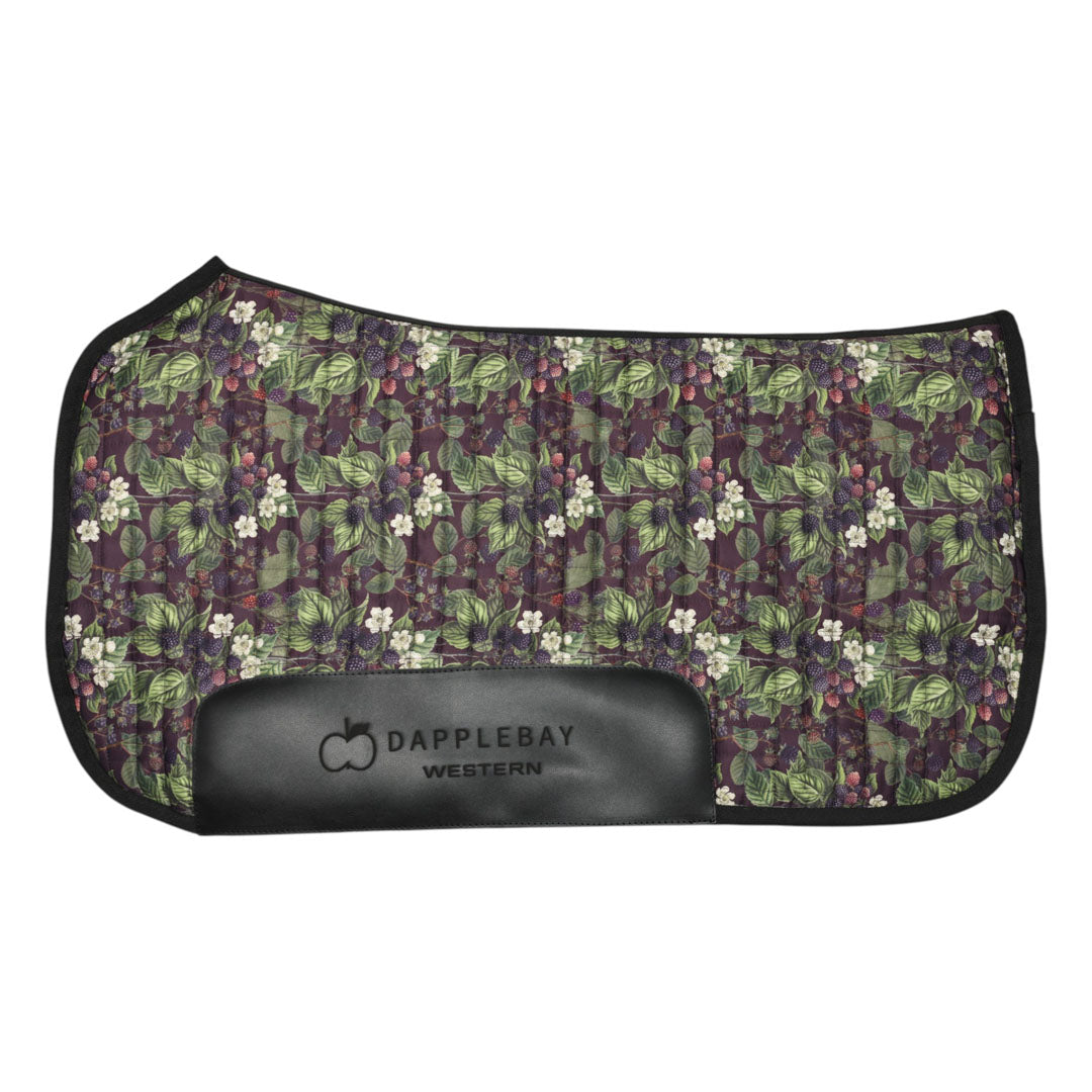 Dapplebay Blackberry Daze Western Saddle Pad - Breeches.com