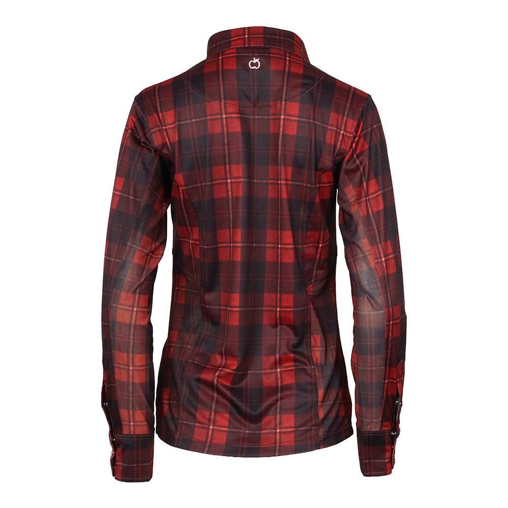 Dapplebay Holiday Plaid Western Top