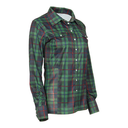 Dapplebay Holiday Plaid Western Top