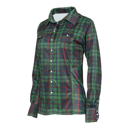 Dapplebay Holiday Plaid Western Top