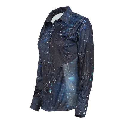Dapplebay Midnight Constellation Western Top