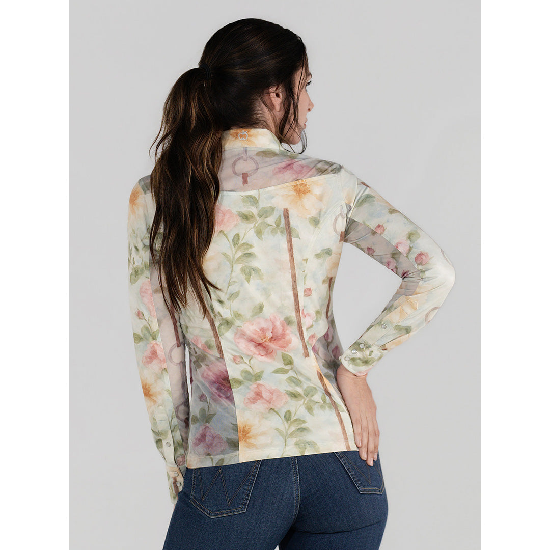 Dapplebay Vintage Floral Western Riding Top