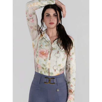 Dapplebay Vintage Floral Western Riding Top