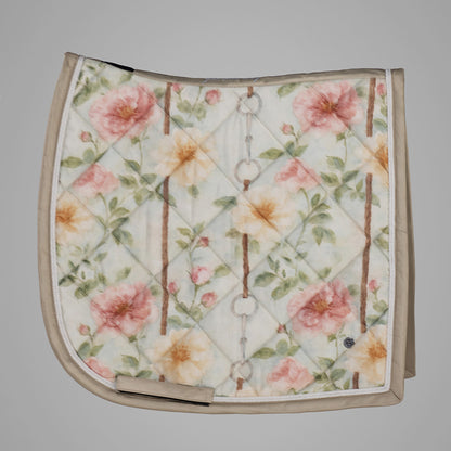 Dapplebay Vintage Floral Dressage Saddle Pad