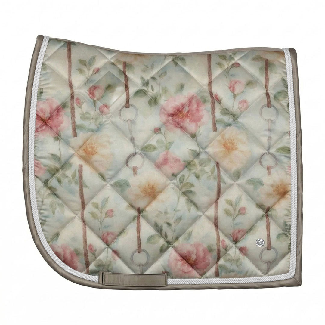 Dapplebay Vintage Floral Dressage Saddle Pad