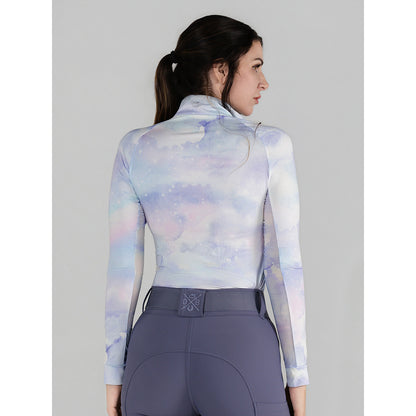 Dapplebay Opalite Skies 1/4 Zip LS Riding Top