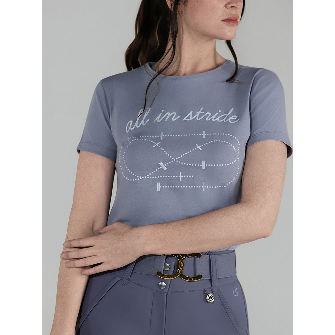 Dapplebay All In Stride Tee-Moonrise