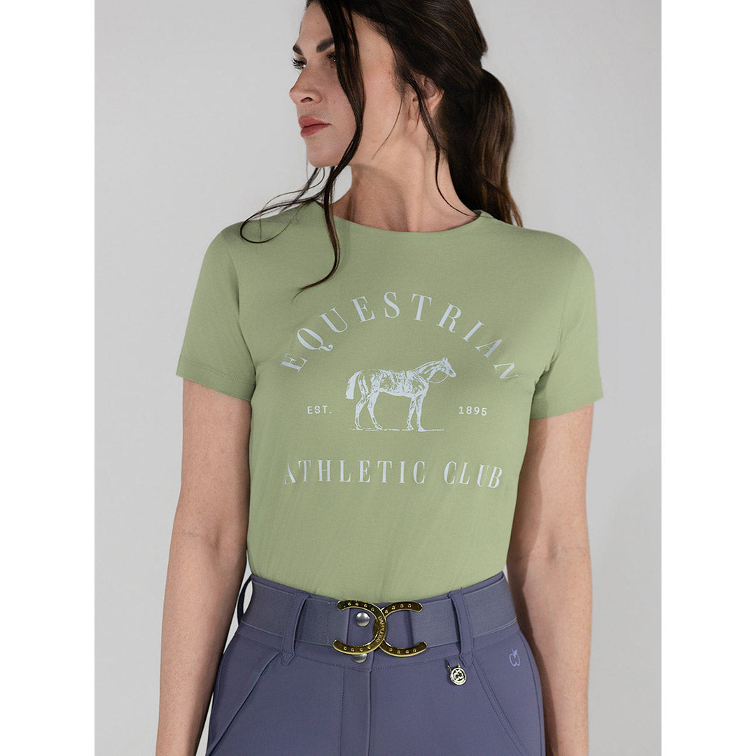 Dapplebay Equestrian Athletic Club Tee-Sage