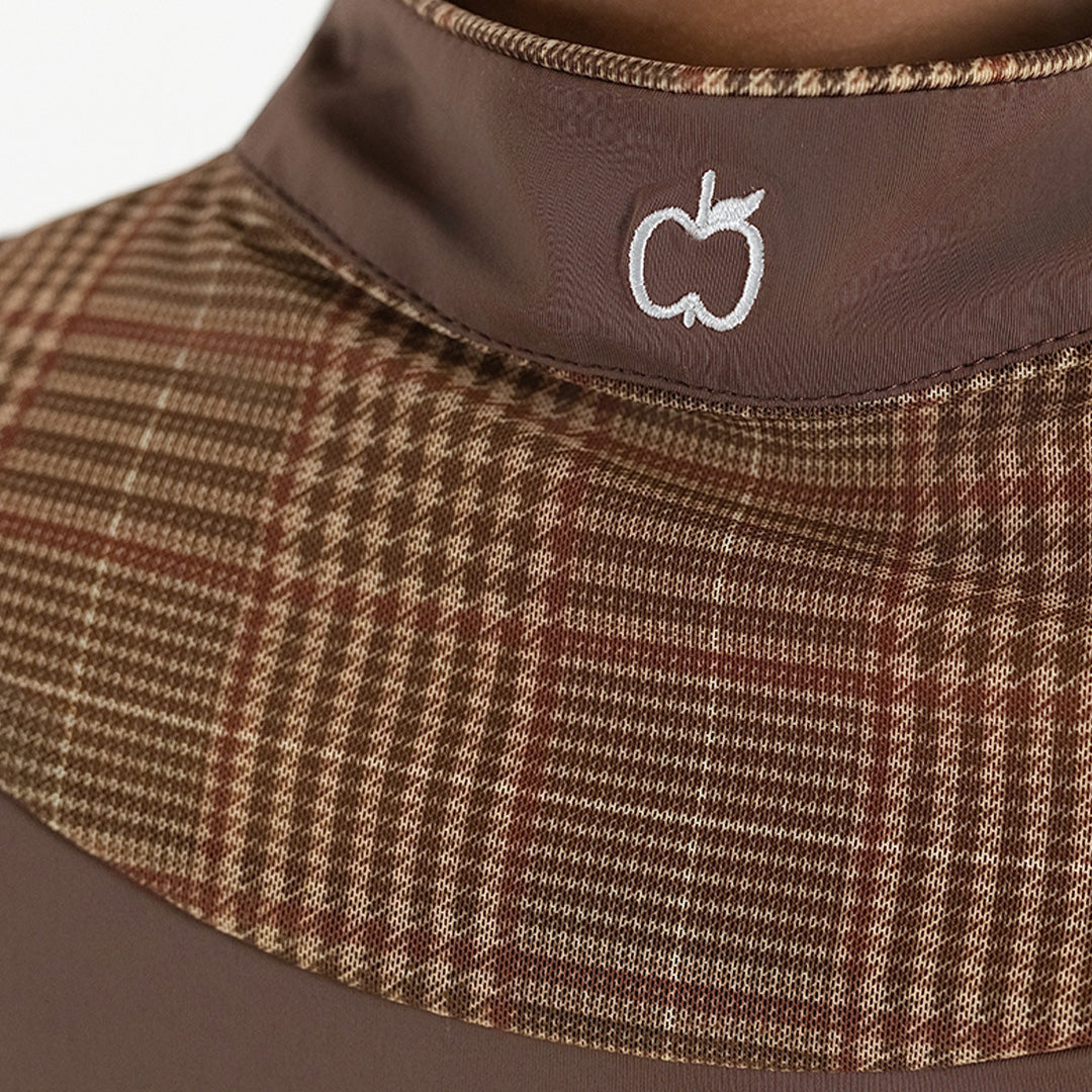 Dapplebay Grace 1/4 Zip LS Riding Top-Chocolate
