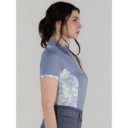 Dapplebay Grace 1/4 Zip SS Riding Top-Moonrise