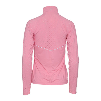 Dapplebay Lady 1/4 Zip Aircut LS Riding Top-Ballet Pink