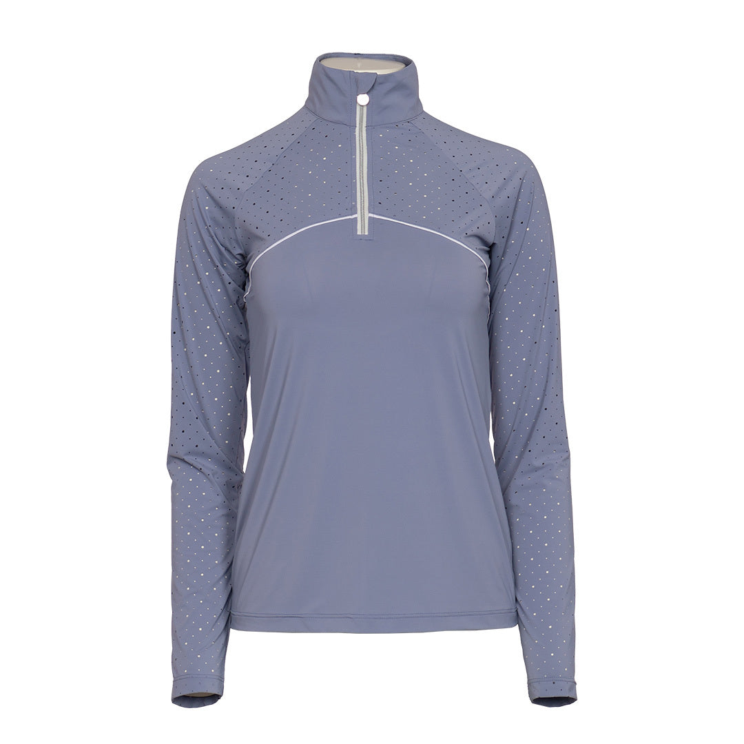 Dapplebay Lady 1/4 Zip Aircut LS Riding Top-Breeches.com