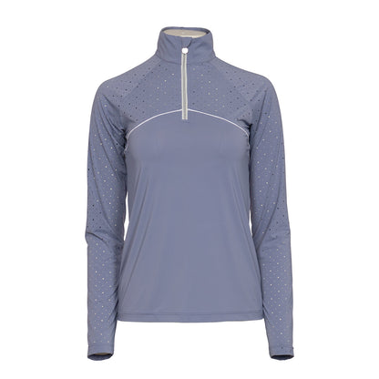 Dapplebay Lady 1/4 Zip Aircut LS Riding Top-Breeches.com