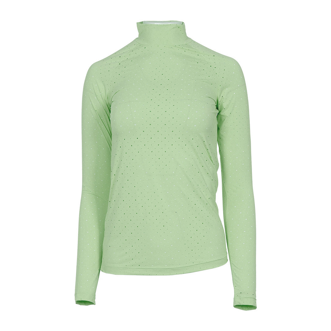 Dapplebay Aircut Mock Neck LS Top-Breeches.com