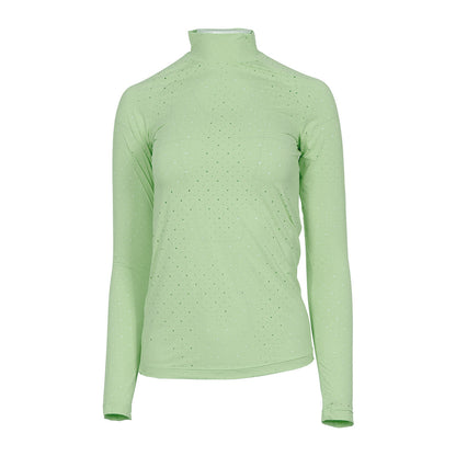 Dapplebay Aircut Mock Neck LS Top-Breeches.com