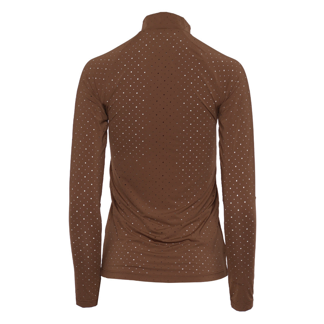 Dapplebay Aircut Mock Neck LS Top-Breeches.com