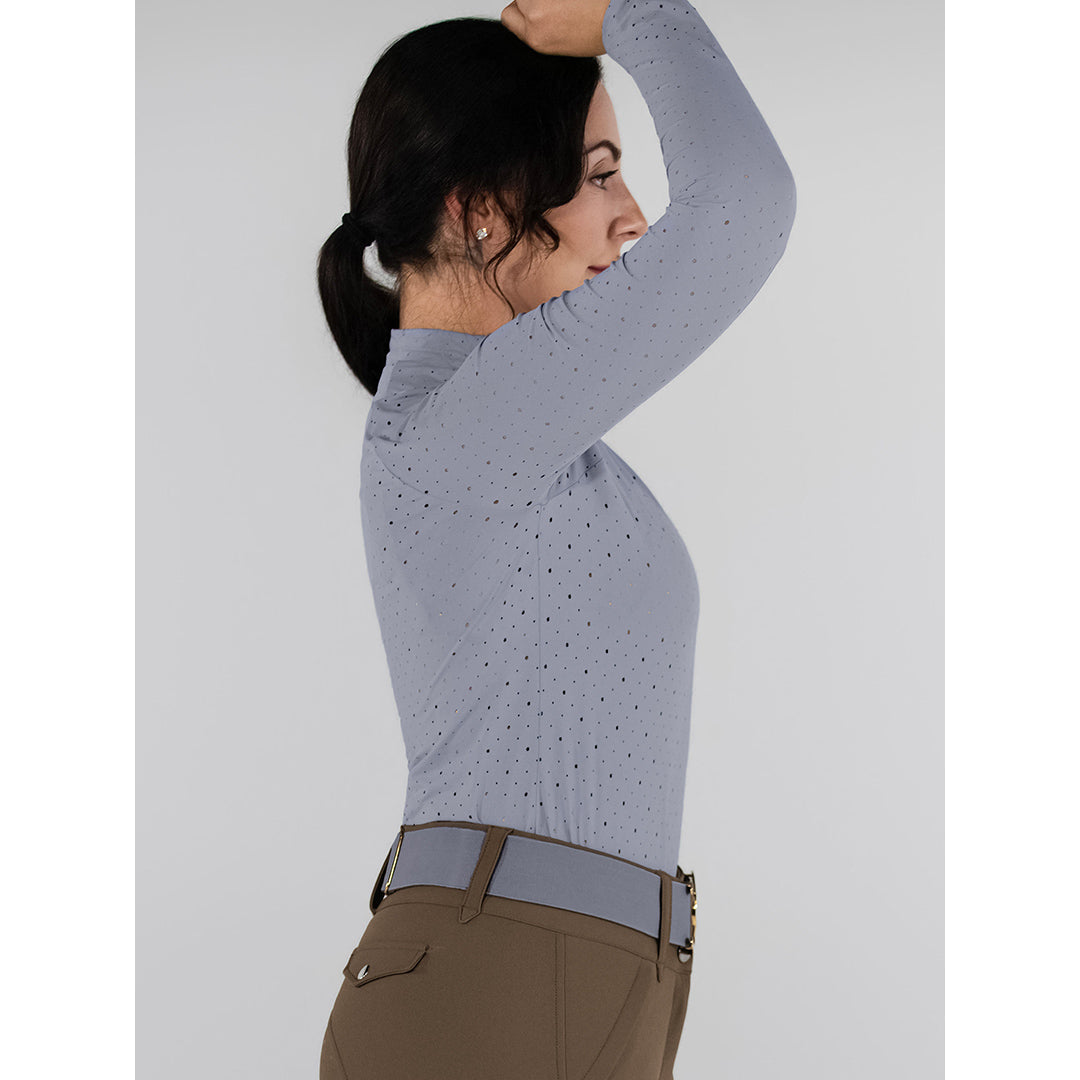 Dapplebay Aircut Mock Neck LS Top-Moonrise