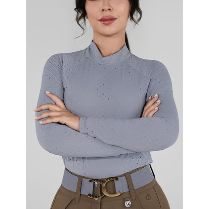 Dapplebay Aircut Mock Neck LS Top-Moonrise