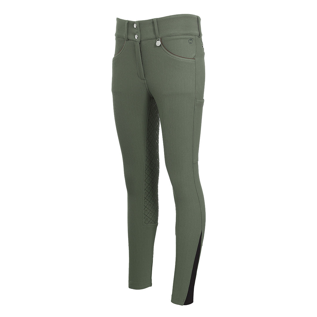 Dapplebay Pro Ribbed Silicone Full Seat Breeches-Breeches.com