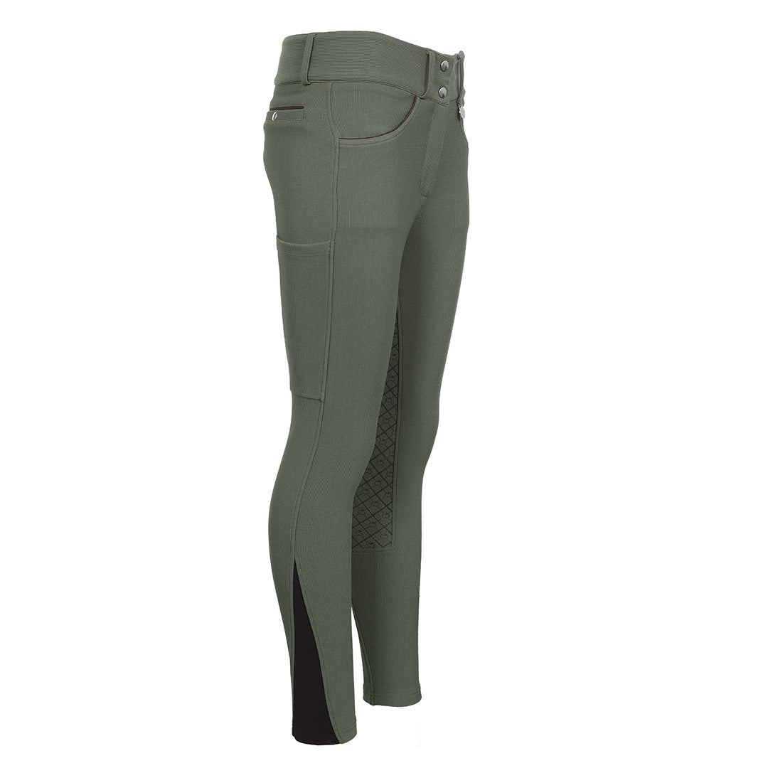 Dapplebay Pro Ribbed Silicone Full Seat Breeches-Breeches.com