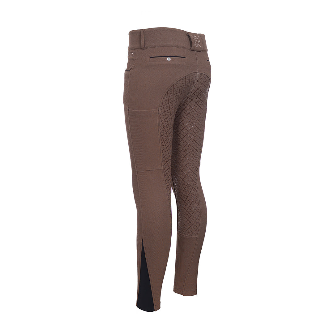 Dapplebay Pro Ribbed Silicone Full Seat Breeches-Breeches.com