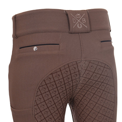 Dapplebay Pro Ribbed Silicone Full Seat Breeches-Breeches.com