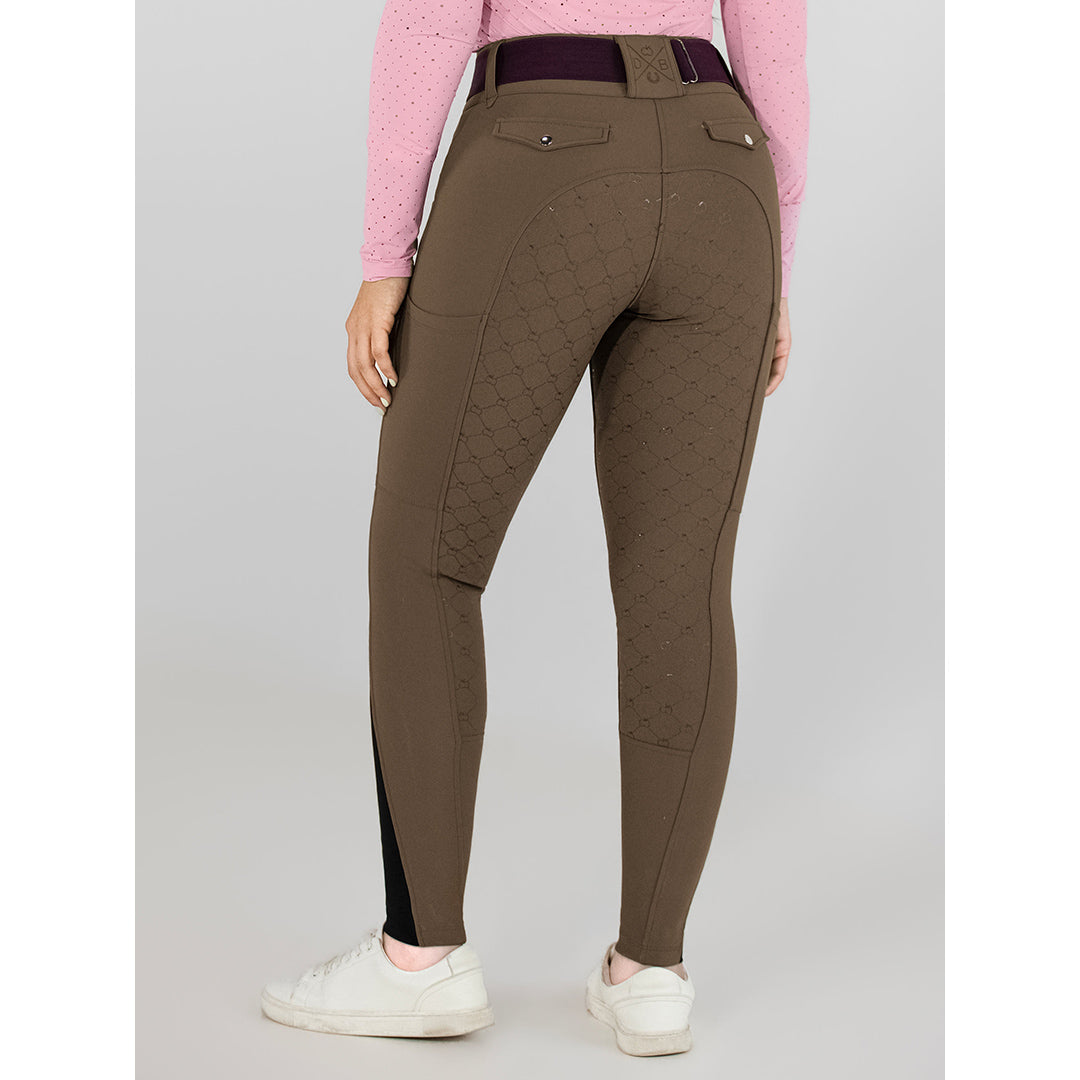 Dapplebay Sport Silicone Full Seat Breeches-Chestnut